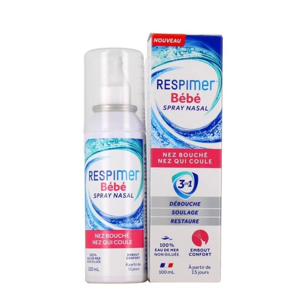 Spray nasal bébé nez bouché - 100 ml