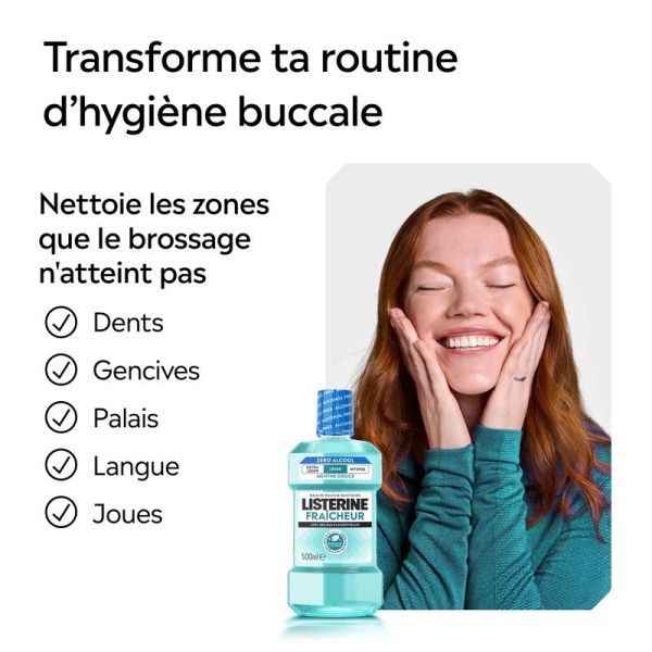 Fraîcheur Bain de bouche - Goût Plus Léger - 500 ml