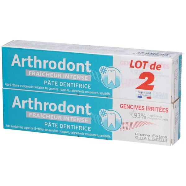 Dentifrice Fraîcheur Intense - 2 x 75 ml