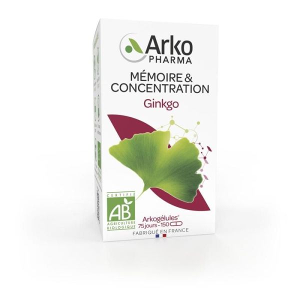 Arkogélules BIO Ginkgo - 150 gélules