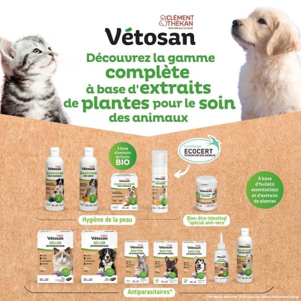 Vétosan Shampooing Anti-odeur - 200ml