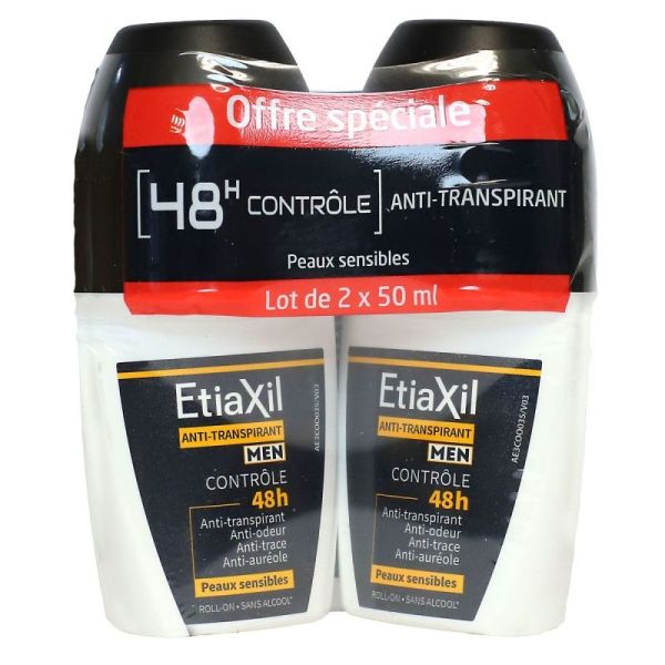 Etiaxil Deo Hom 48H Rollon 50Mlx2