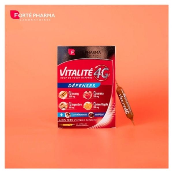 Vitalite 4G Défenses - 20 ampoules
