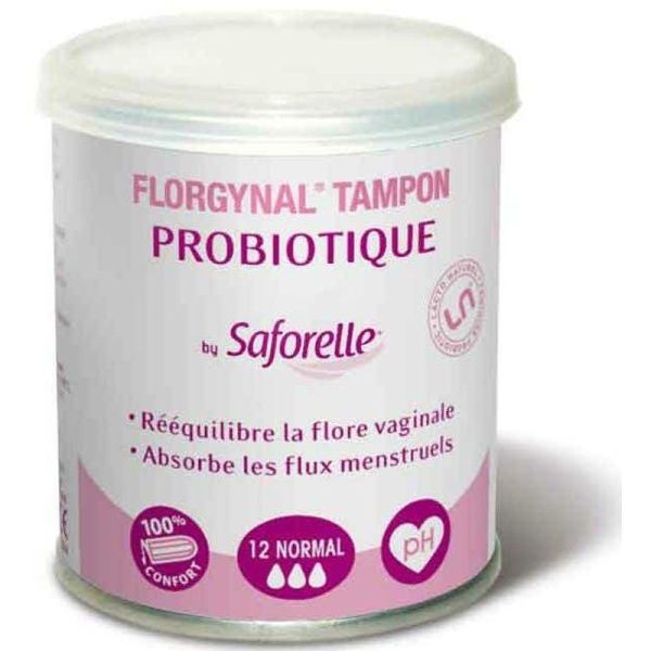 Florgynal Tampon Probiotique Normal - 12 unités