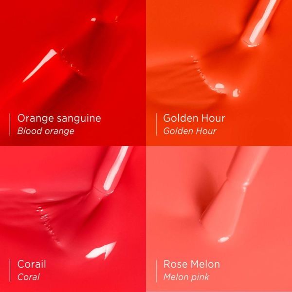 Vernis au silicium rose Melon - 10 ml