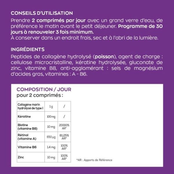 Complexe Beauté - Peau, Cheveux, Ongles - 54 g