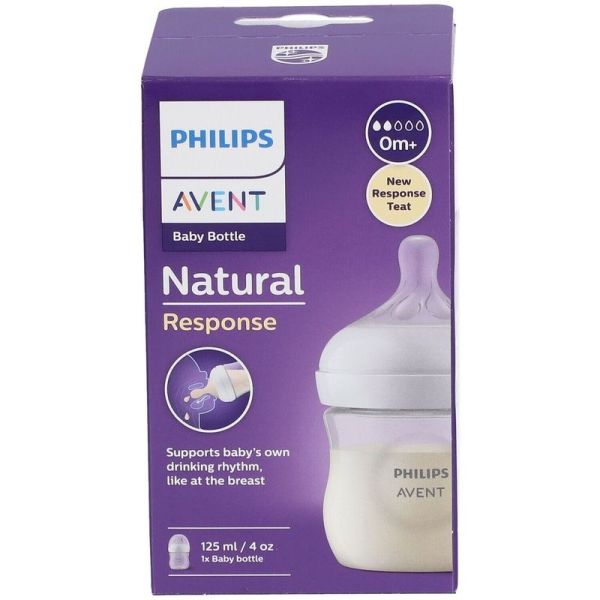 Natural Response Biberon Plastique - 125 ml