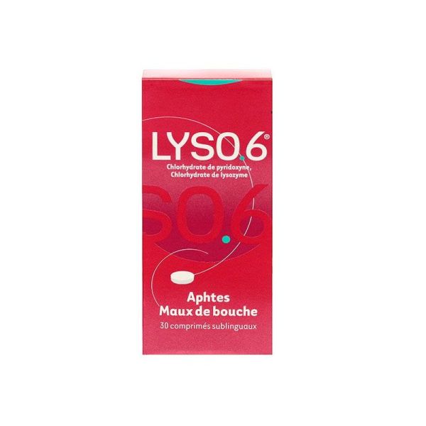 LYSO 6, comprimé sublingual