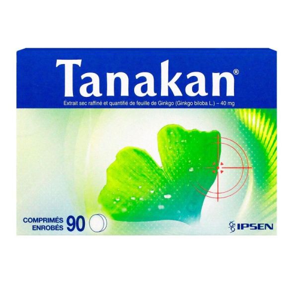 TANAKAN 40 mg, comprimé enrobé - 90 comprimés