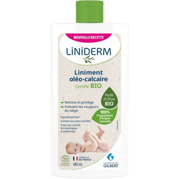 Liniderm Liniment Oléo-Calcaire Bio - 480ml