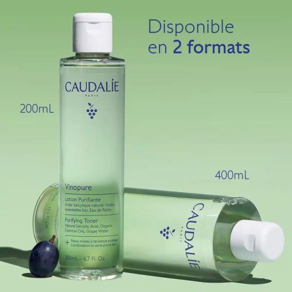 Lotion Purifiante à L'Acide Salicylique Vinopure - 400 ml