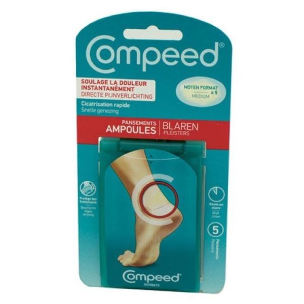 Pansements Ampoules Moyen Format - 5 unités
