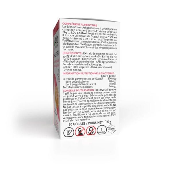 Complexe Phyto LDL Control - 60 gélules