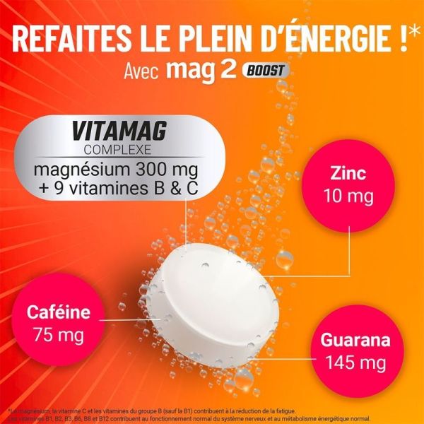 Mag 2 Boost comprimés - 20 comprimés