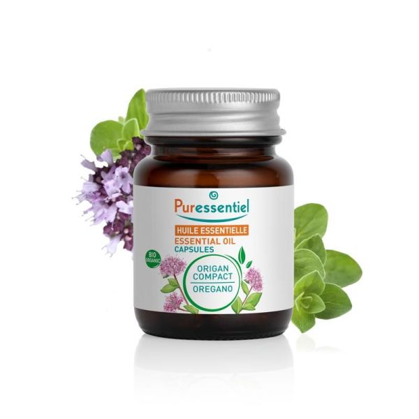 Huiles essentielles Capsules d'Origan Compact BIO - 60 capsules