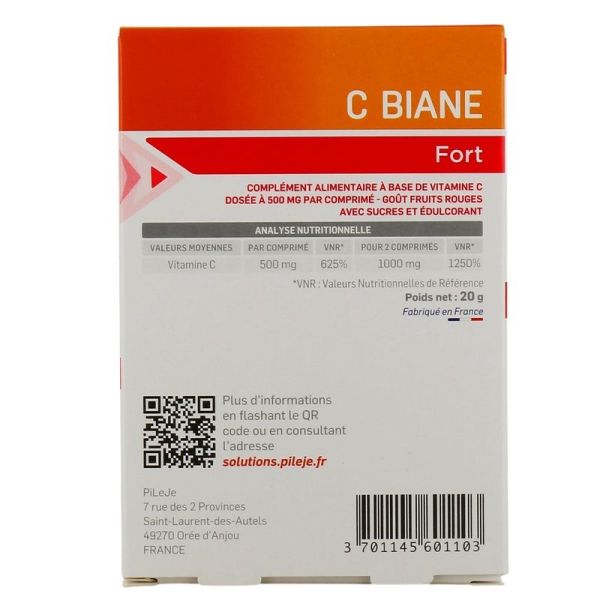 C Biane Fort - 12 comprimés à croquer