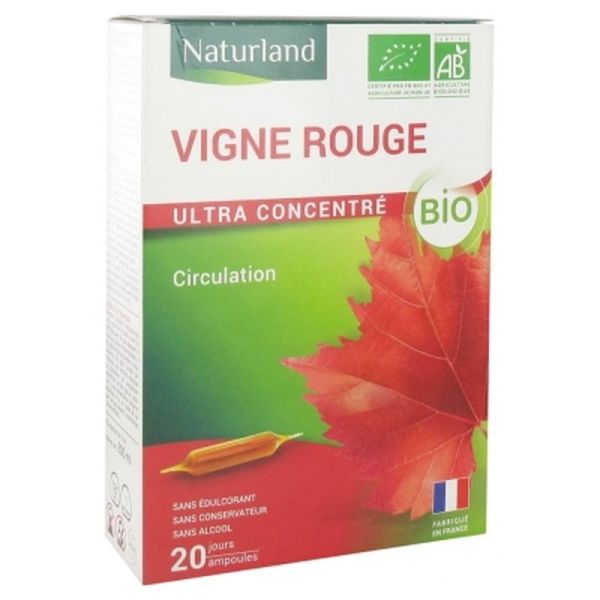 Vigne Rouge Bio - 20 ampoules