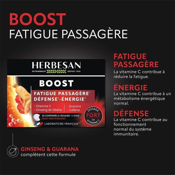 Boost - 30 comprimés à croquer