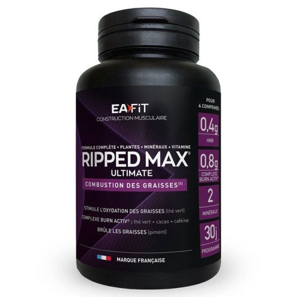 Construction musculaire Ripped Max Ultimate - 120 comprimés