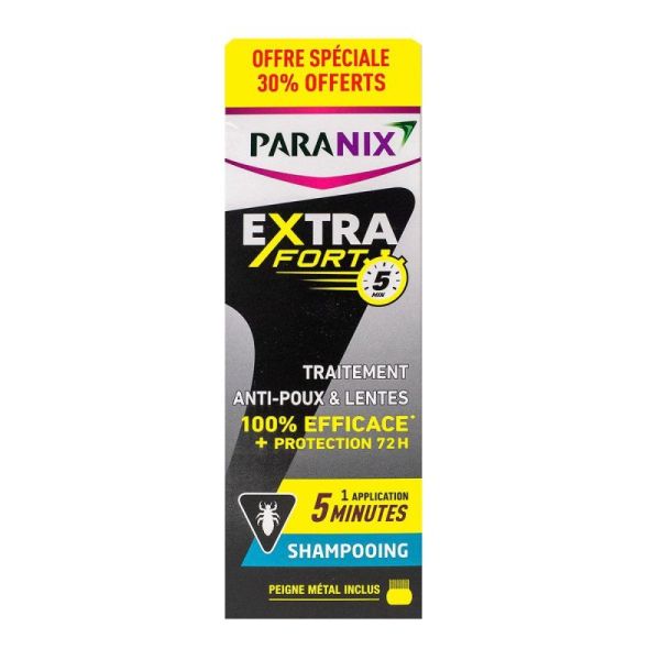 Paranix Extra Fort Shampooing Anti-Poux & Lentes - 300ml + 30% OFFERTS