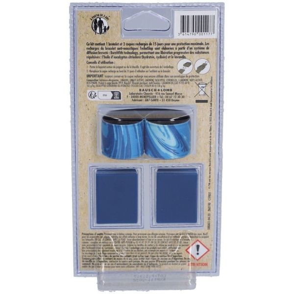 Bracelet Anti-Moustiques Bleu