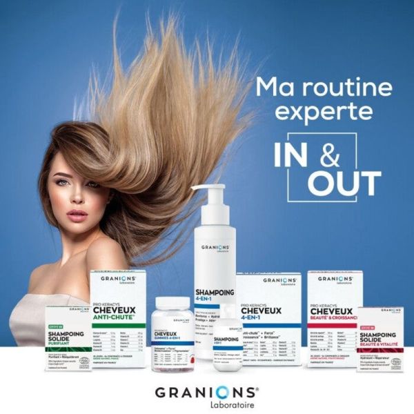 Gammes PRO KERACYS Cheveux Gummies 4-en-1 - 110mg