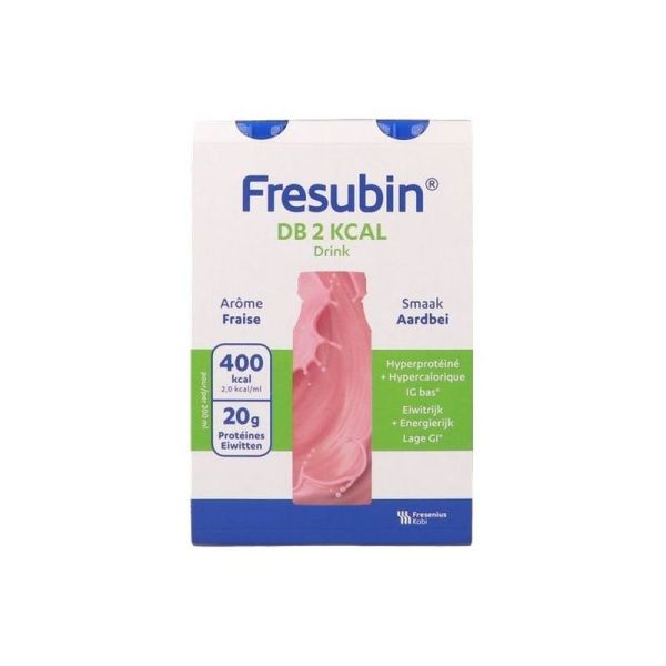 DB 2 Kcal Drink Fraise - 4 x 200 ml