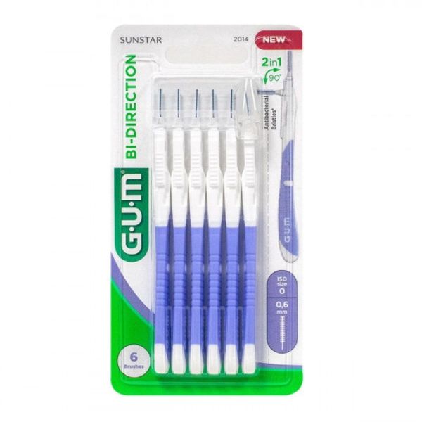 Brossettes interdentaires Bi-Direction - 0,6mm