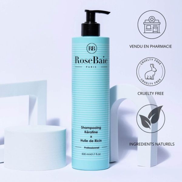 Shampoing ricin pousse & hydratation - 500ml