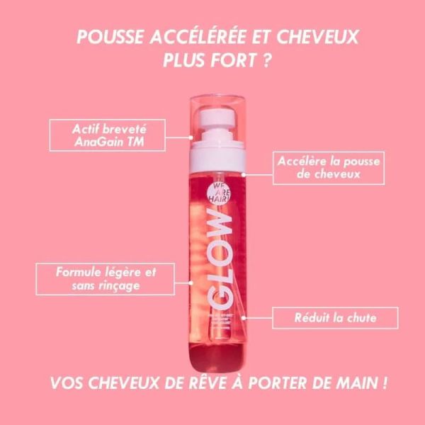 Glow Hair Pousse Accélérée Anti-Chute Spray - 100 ml