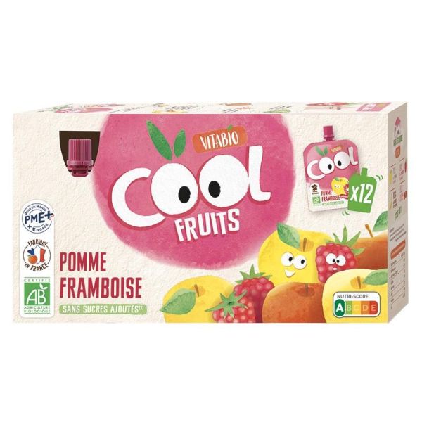 Vitabio Pomme Framboise - 12x90g