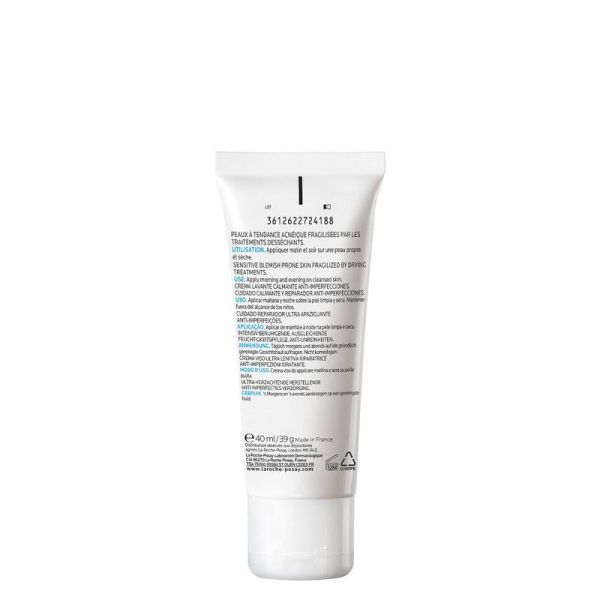 Effaclar H Iso-Biome - Soin Réparateur Apaisant - 40ml