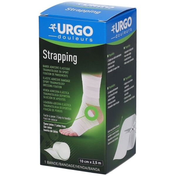 Strapping Bande élastique adhésive de contention - 2,5 m x 10 cm