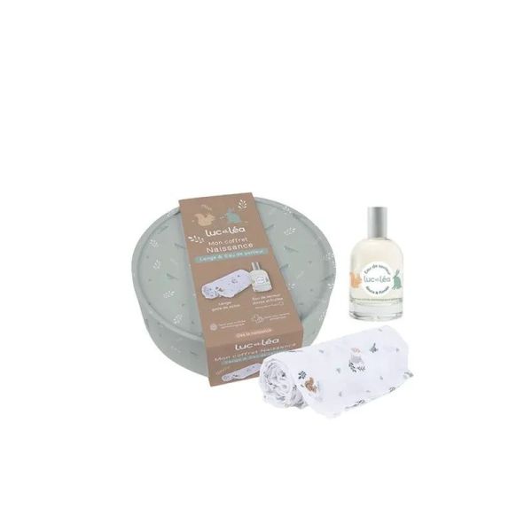 Mon Coffret Naissance - Lange & Eau de Senteur - Dès La Naissance - Eau de senteur 50 ml, 1 lange