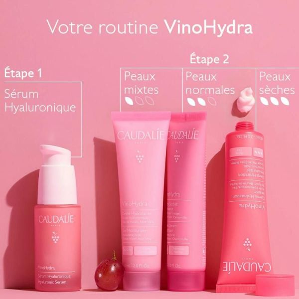 VinoHydra Crème Hydratation Intense à l'Acide Hyaluronique & Beurre de Karité