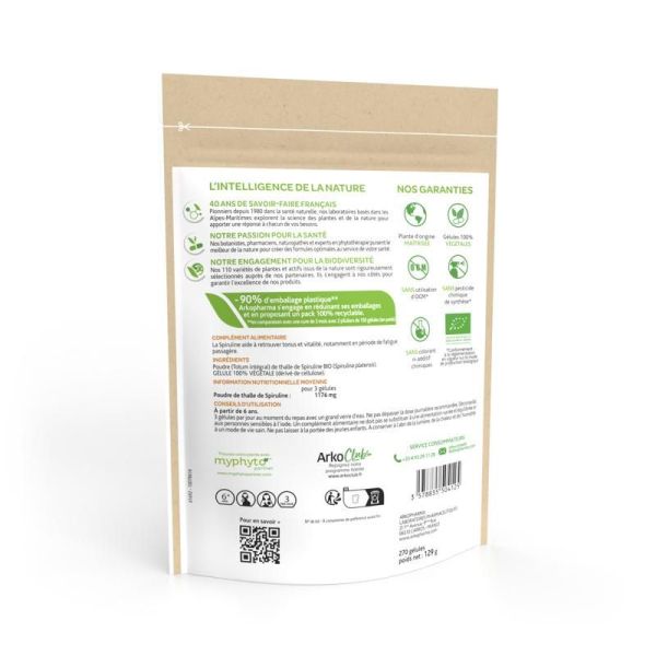 Arkogélules® Spiruline - 45 gélules