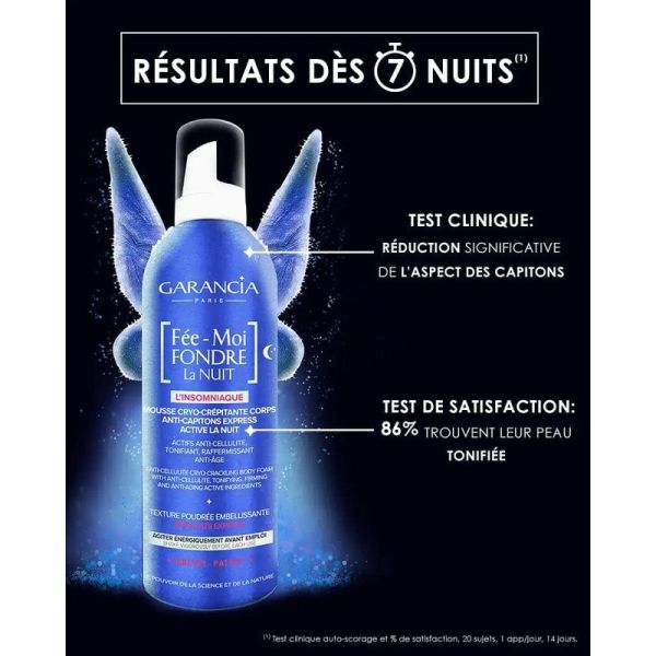 Fée-Moi FONDRE La NUIT Mousse cryo-crépitante corps anti-capitons express - 400 ml