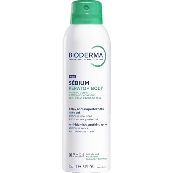 Sébium Kerato+ Body - Spray Anti-Imperfections Apaisant - Corps - Peaux à Tendance Acnéique - 150ml