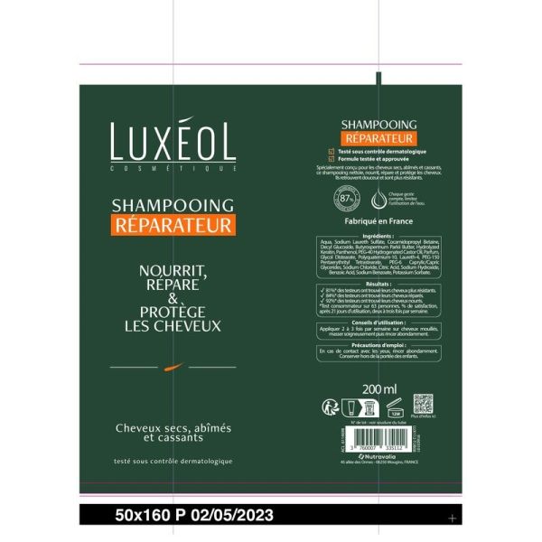 Shampooing réparateur - 200 ml
