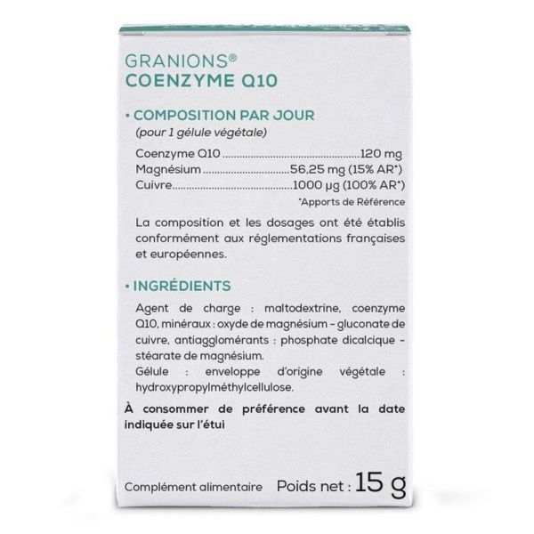 Coenzyme Q10 - 30 gélules