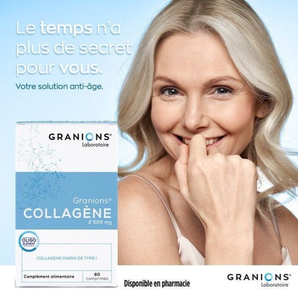 Collagène 2500 mg - 60 comprimés