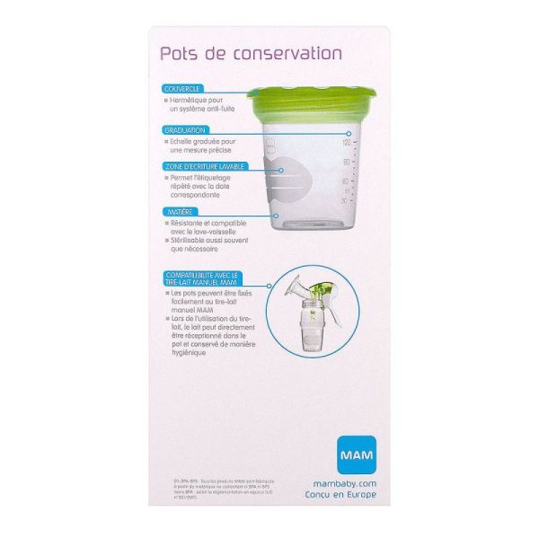 Pots de conservation - 5x120ml