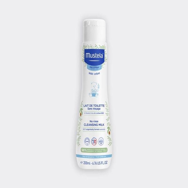 Peau normale Lait de toilette sans rinçage à l'avocat BIO - 500ml