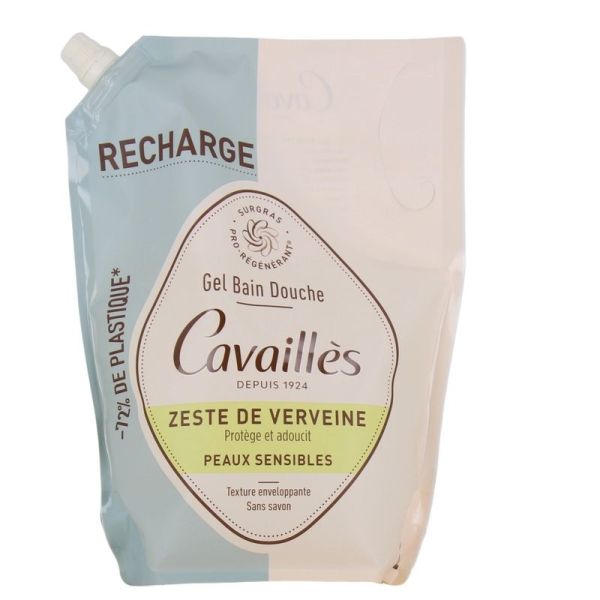 Recharge Gel Douche Zeste de Verveine QUOTIDIEN - 1 L