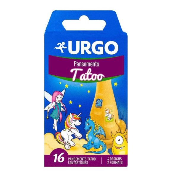 Urgo Pansements Tatoo pour enfants - 16 pansements