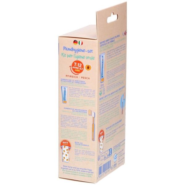 Kit hygiène bucco-dentaire junior Ice Tea Pêche