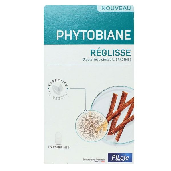 Phytobiane Réglisse - 15 comprimés