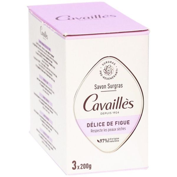 Savon Surgras Délice de Figue - 3 x 200 g