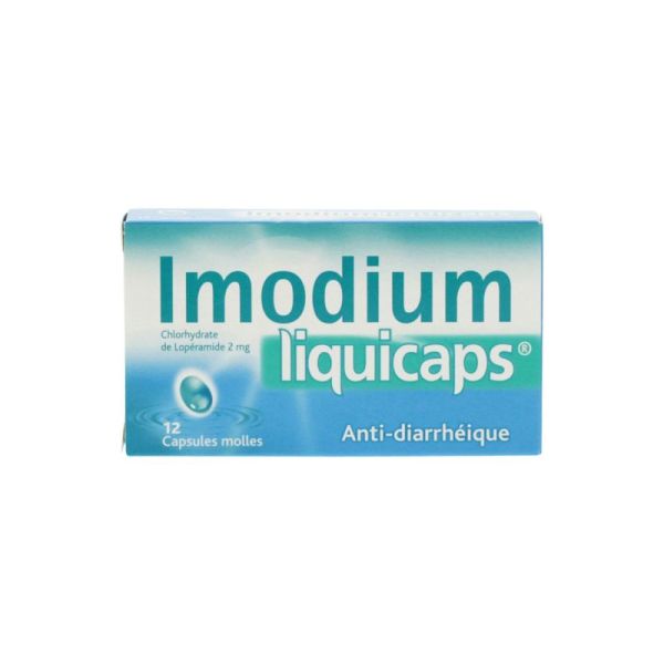 IMODIUMLIQUICAPS 2 mg, capsule molle - 12 capsules