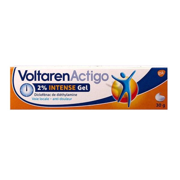 VOLTARENACTIGO 2% INTENSE, gel - 30g